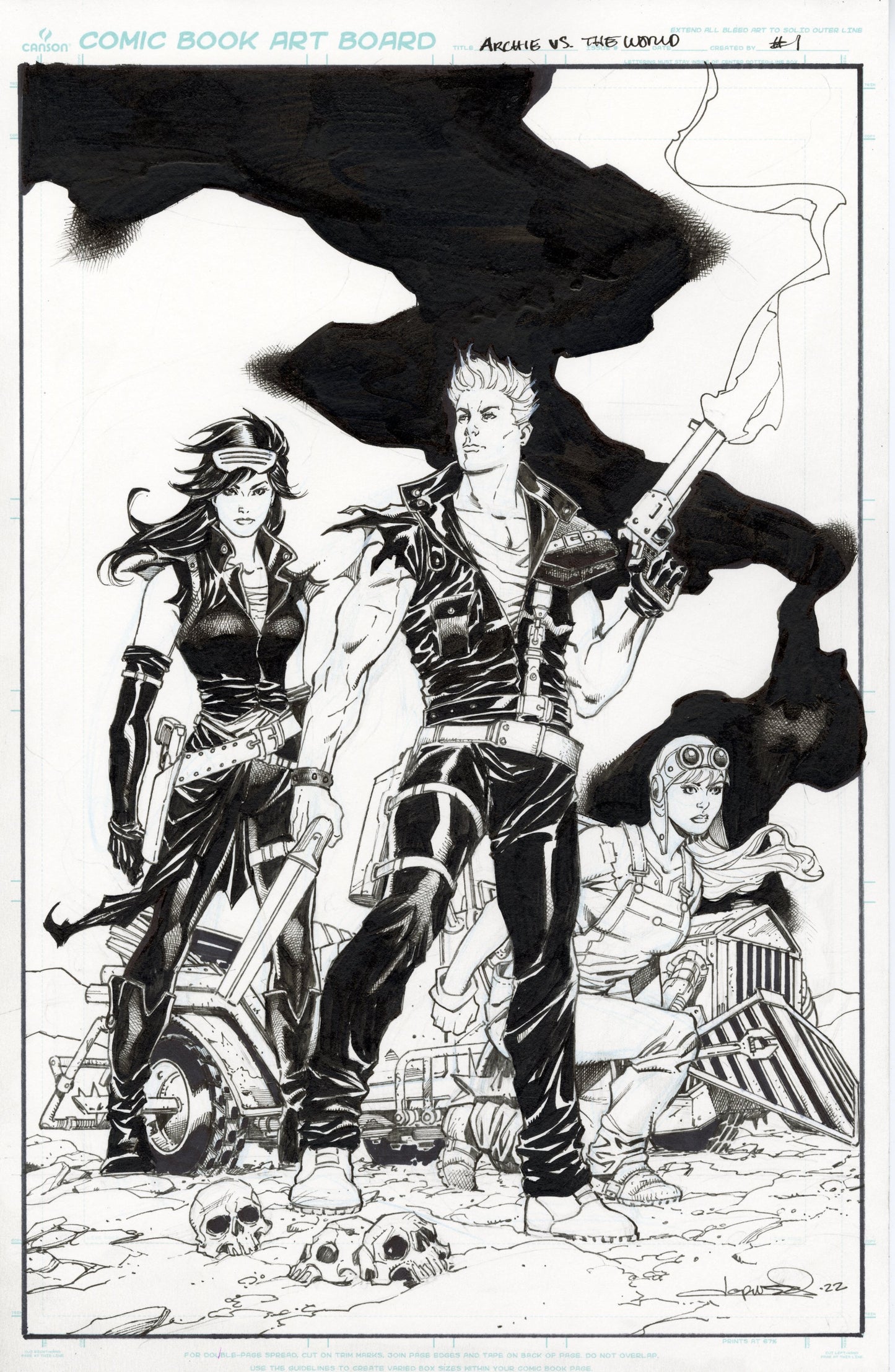 ARCHIE vs THE WORLD #1 Variant Cover