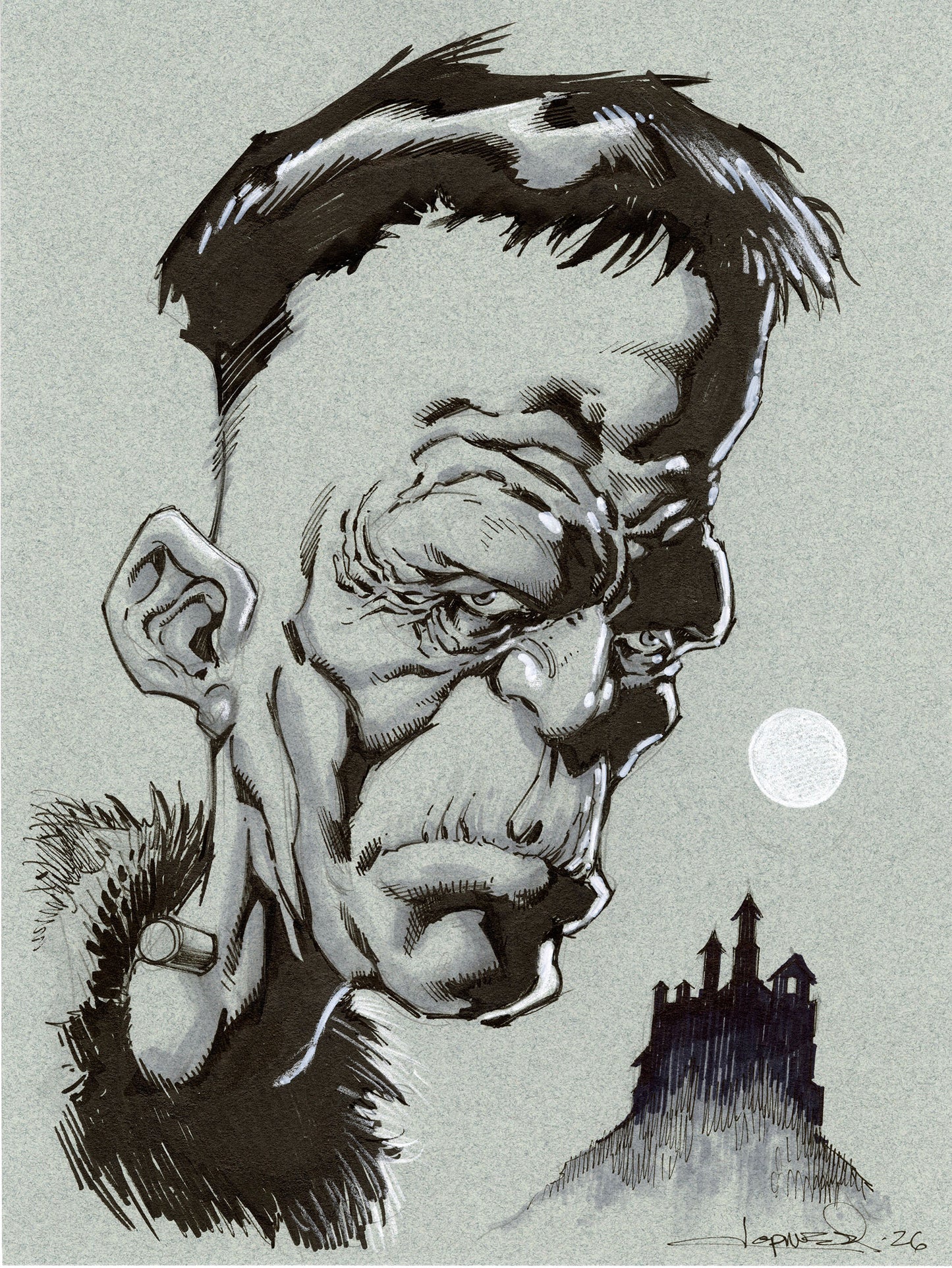 Frankenstein in Gray