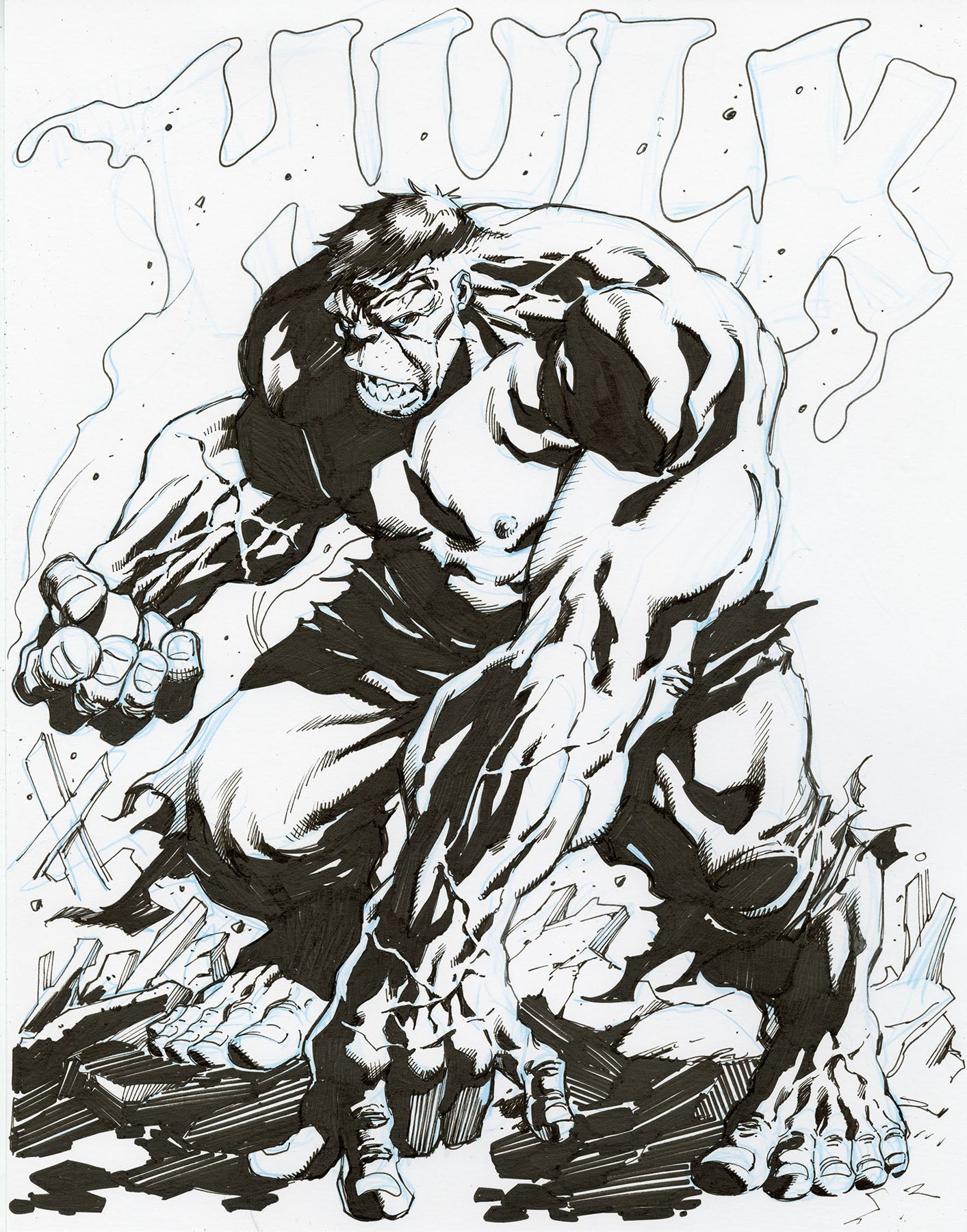 THE HULK original sketch