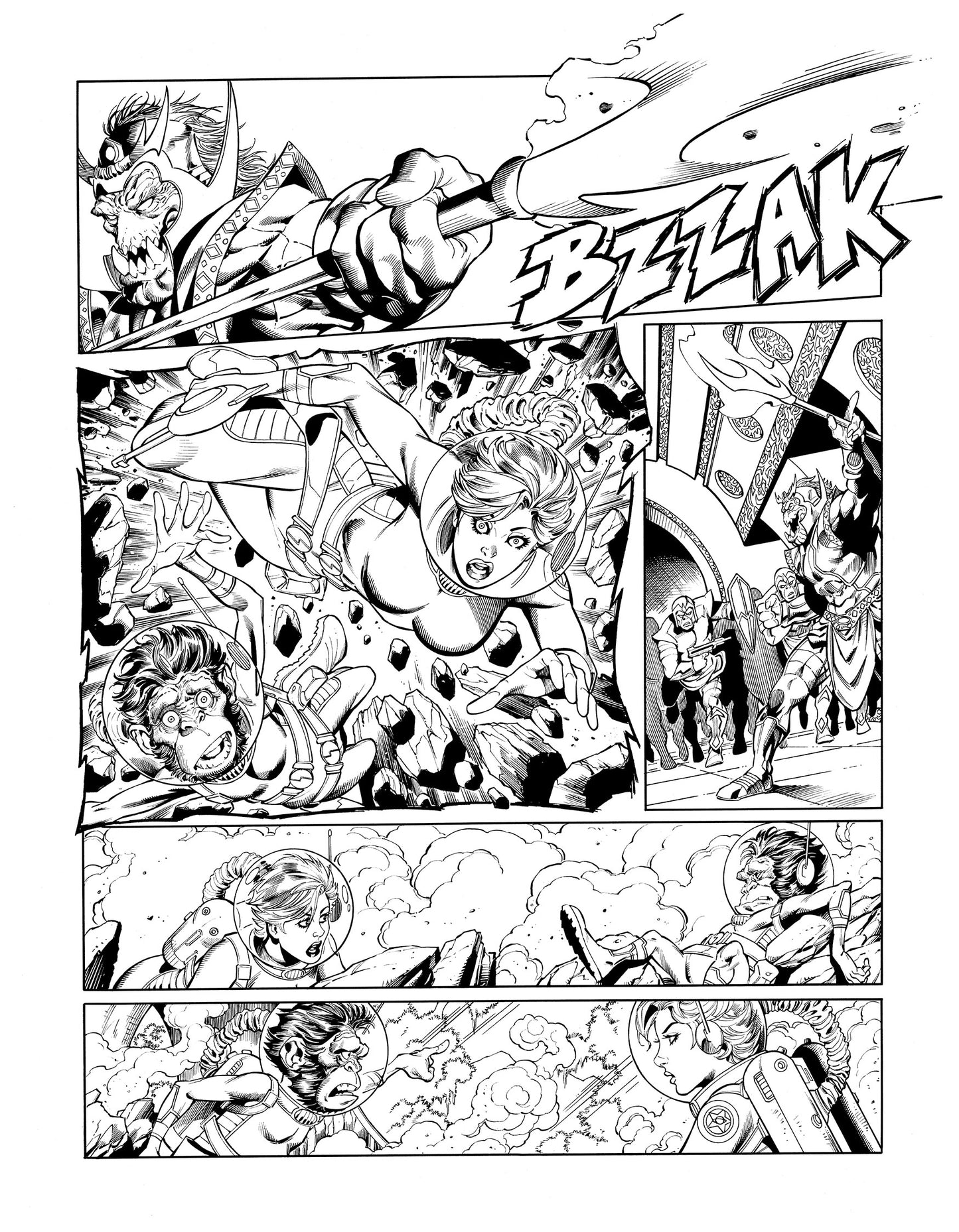 KIT CARTER: PLANET DOOM pg. 45 original art