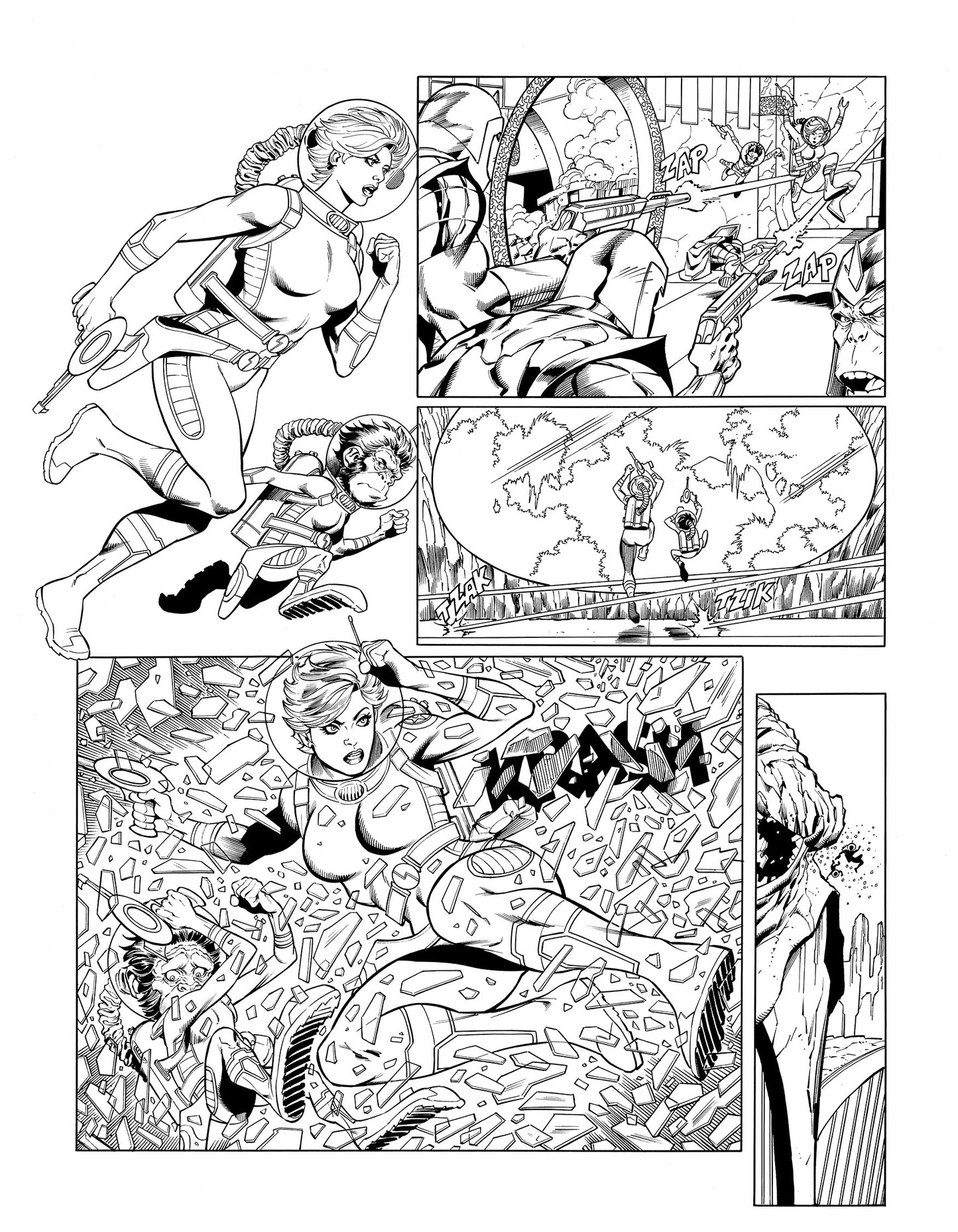 KIT CARTER: PLANET DOOM pg. 46 original art