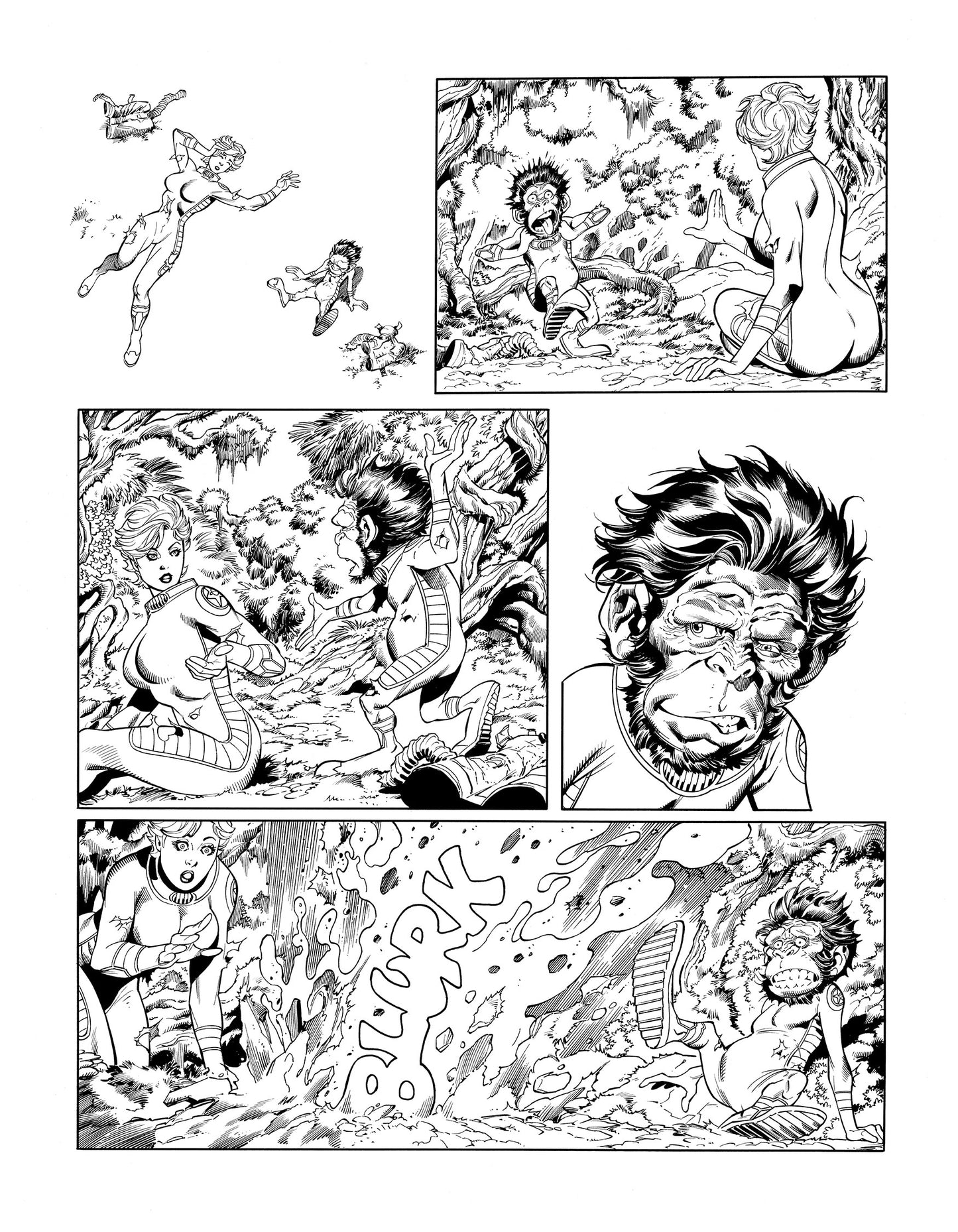 KIT CARTER: PLANET DOOM pg. 54 original art