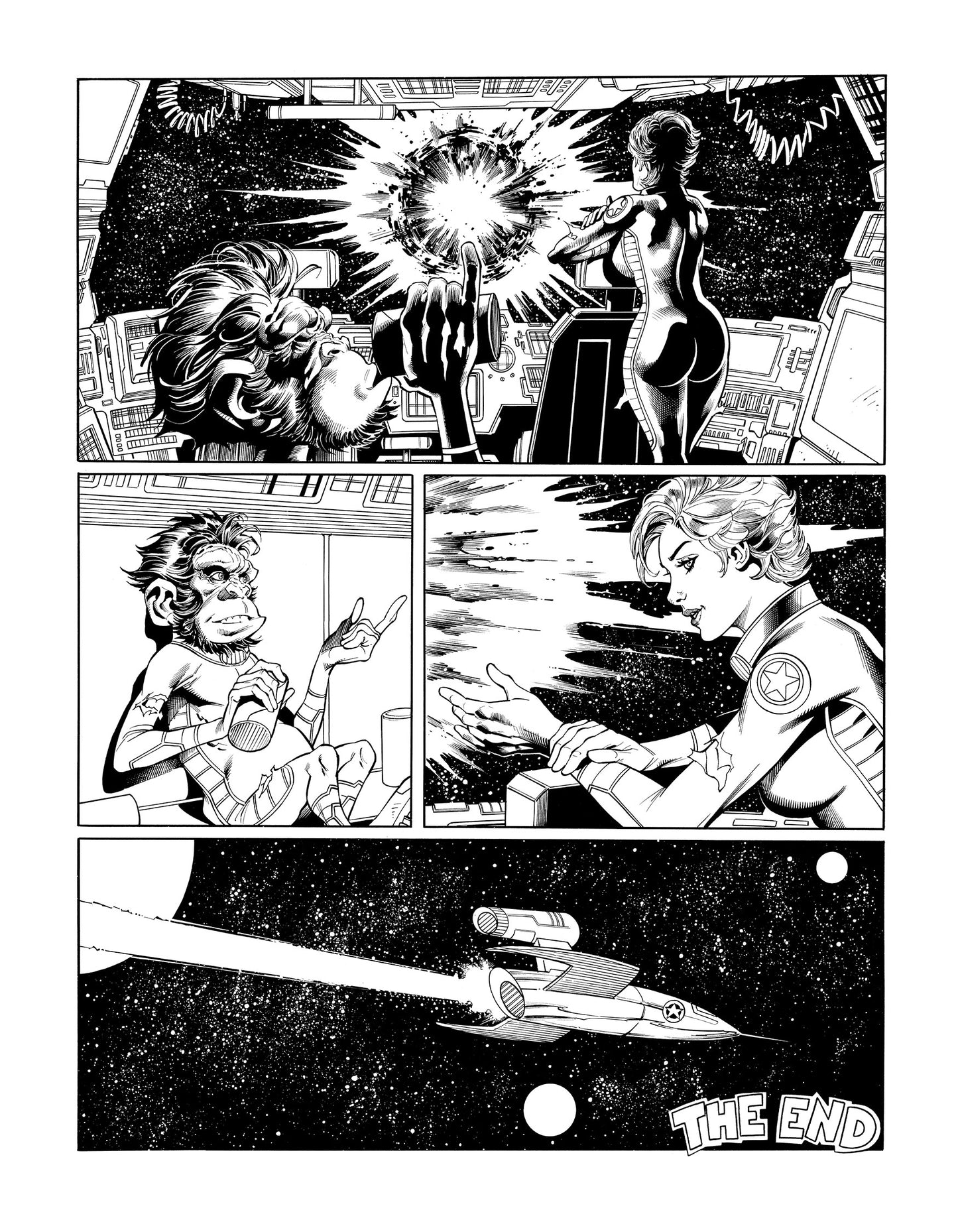 KIT CARTER: PLANET DOOM pg. 66 original art