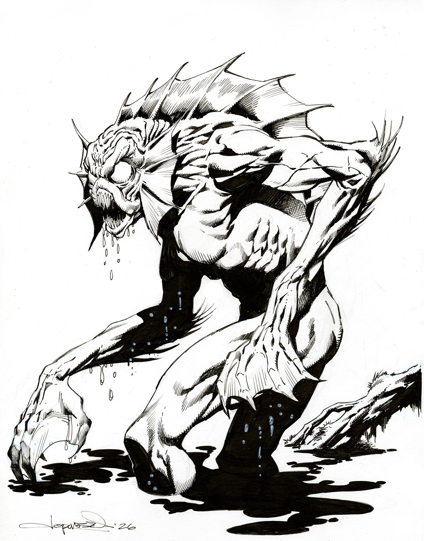 The MAN-PHIBIAN from Marvel's LEGION OF MONSTERS