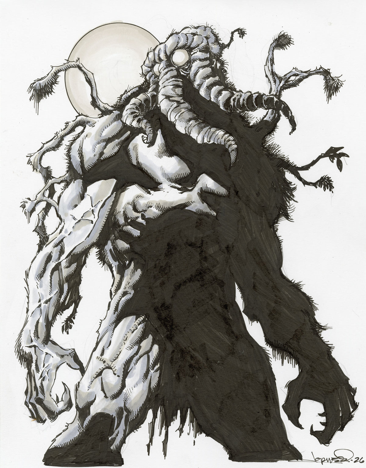 MAN-THING with Marker