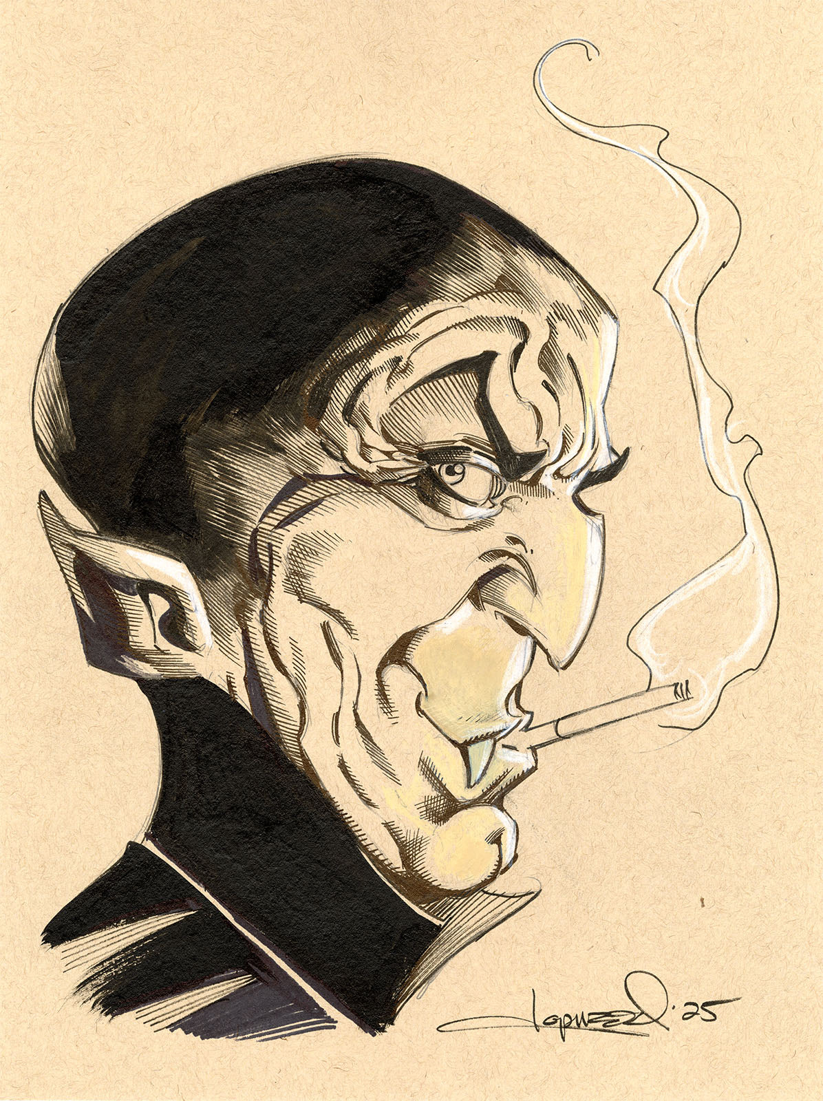 NOSFERATU SMOKING Sketch