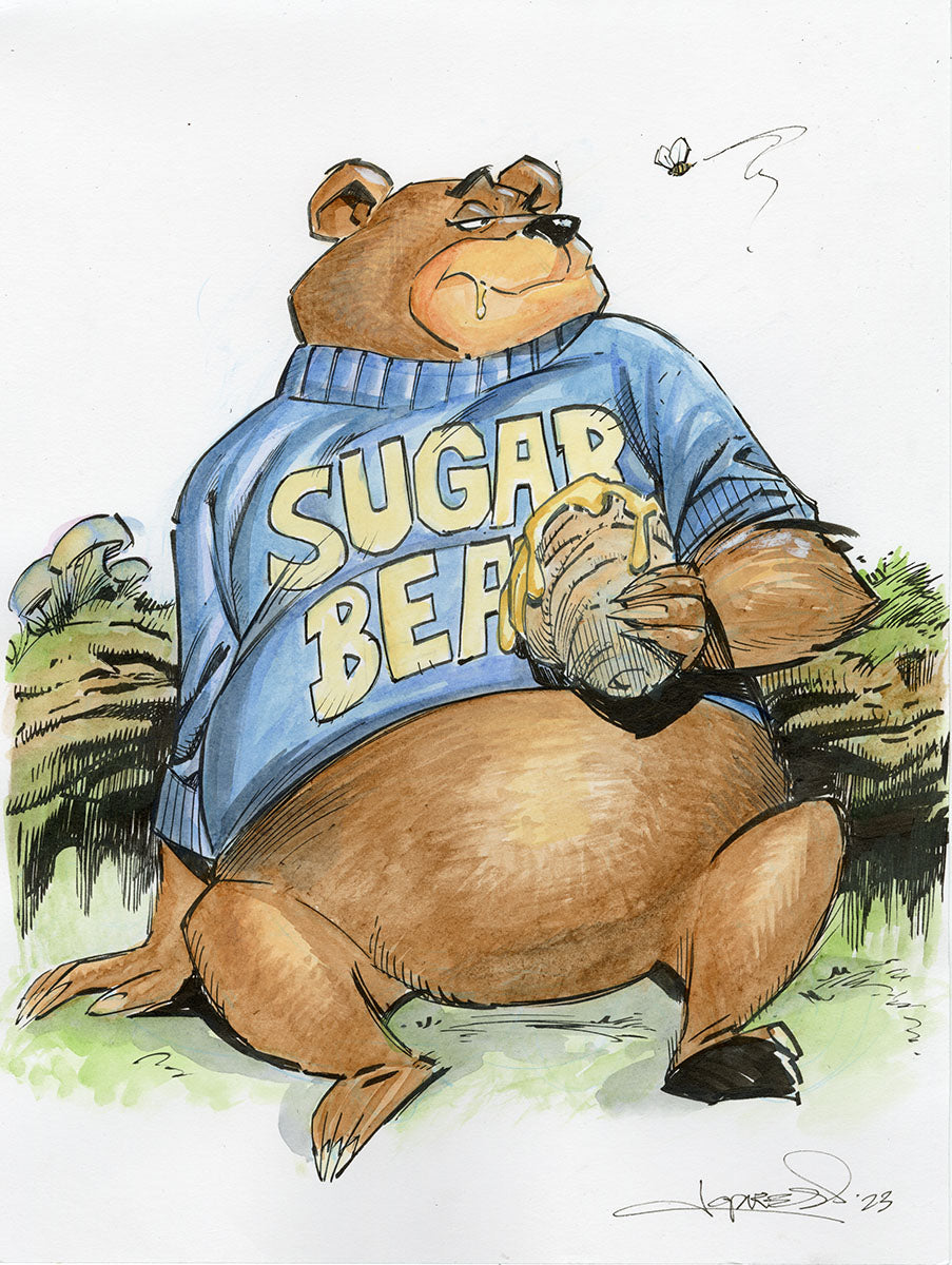 SUGAR BEAR color illustration