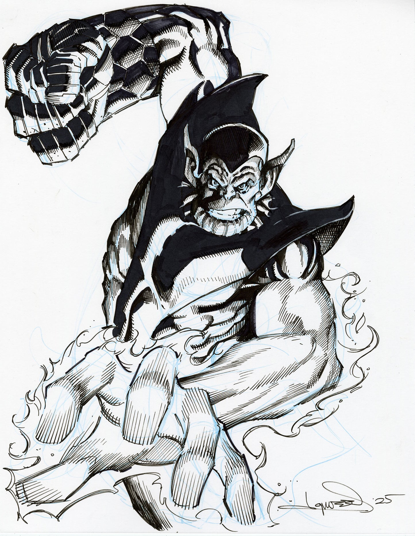Super Skrull Original Sketch