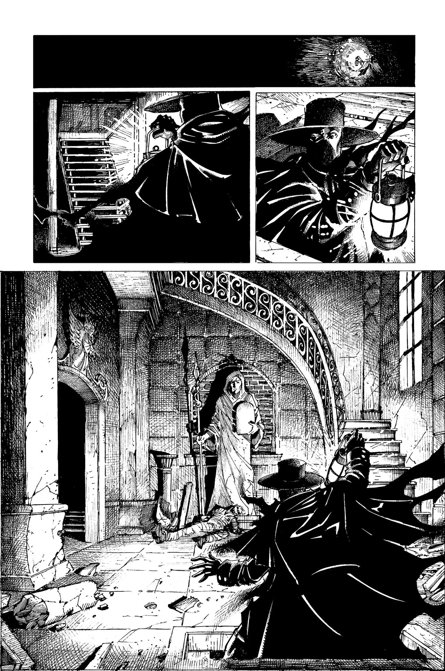 WRAITH OF GOD #2: BLOOD HUNTERS pg.36 original art