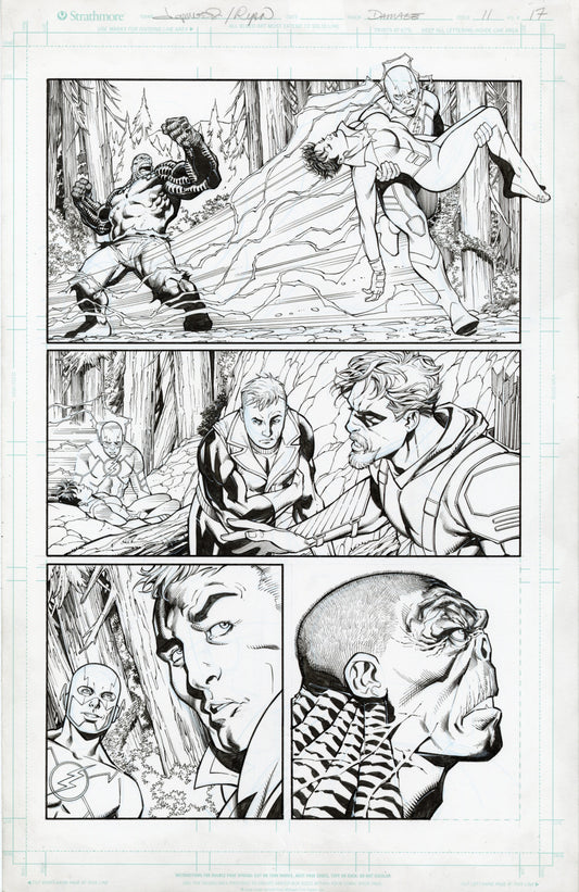 DAMAGE #11 pg 17 original art