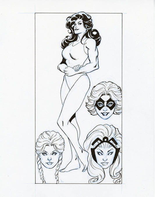 FEMTASTIC FOUR MARVEL CORNER BOX