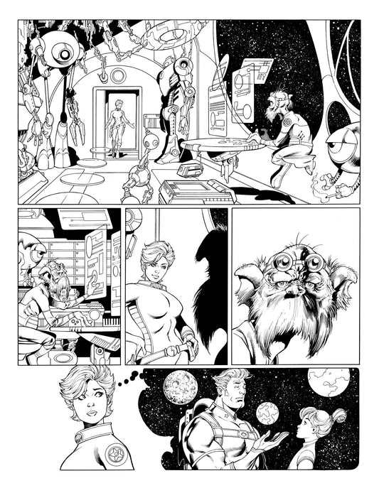 KIT CARTER: PLANET DOOM pg 19 original art
