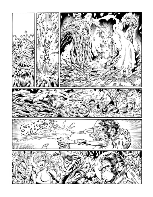 KIT CARTER: PLANET DOOM pg. 36 original art