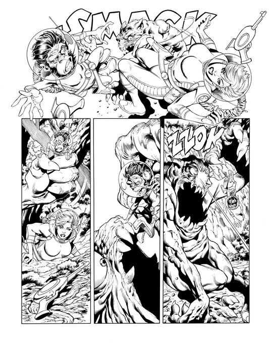 KIT CARTER: PLANET DOOM pg. 38 original art