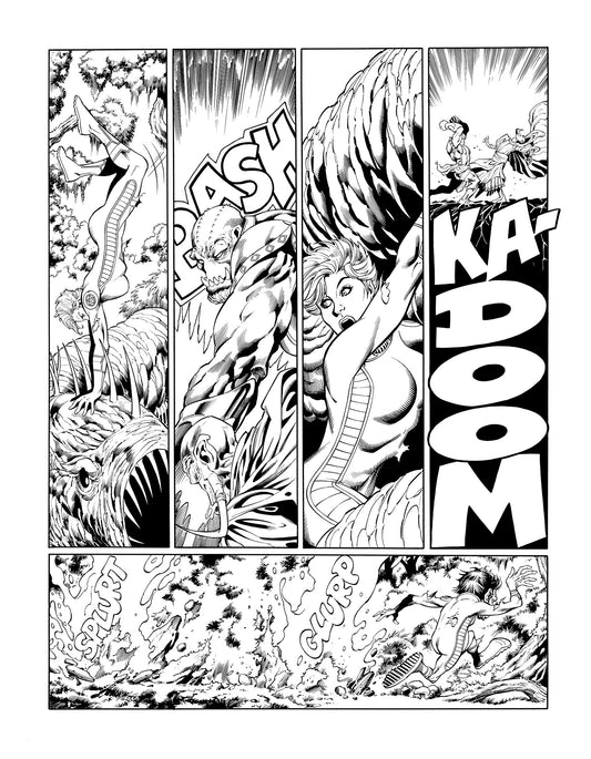 KIT CARTER: PLANET DOOM pg. 57 original art