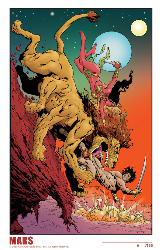 MARS signed and numbered limited edition print.