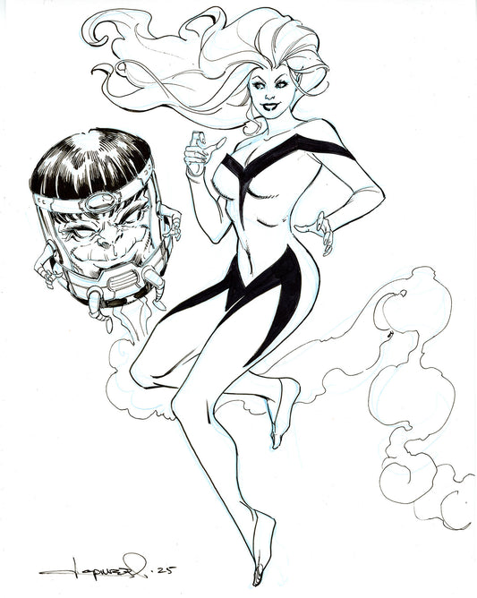 MEGHAN and MODOK original sketch