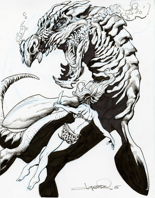 SEA MONSTER original sketch