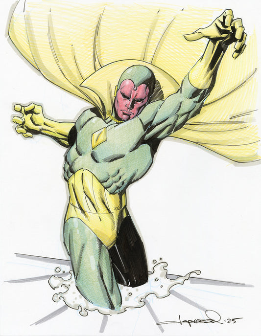 The Vision Original Color Sketch