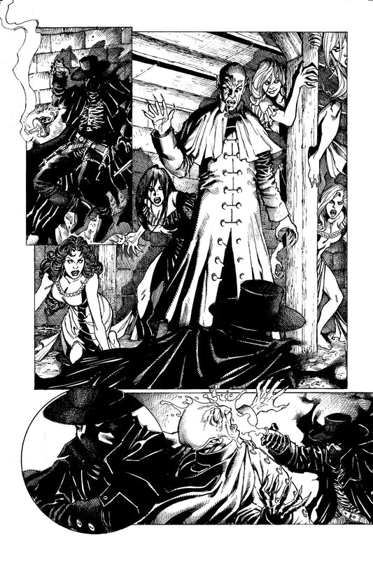 WRAITH OF GOD #2: BLOOD HUNTERS pg. 27 original art
