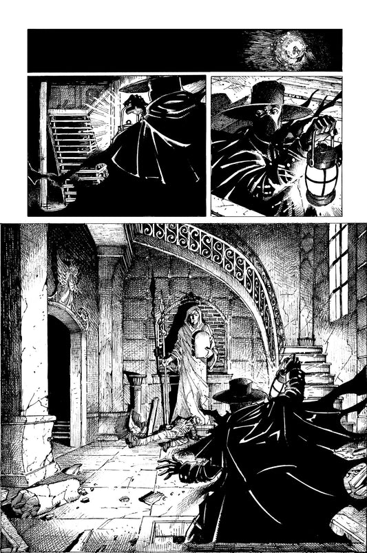 WRAITH OF GOD #2: BLOOD HUNTERS pg.36 original art
