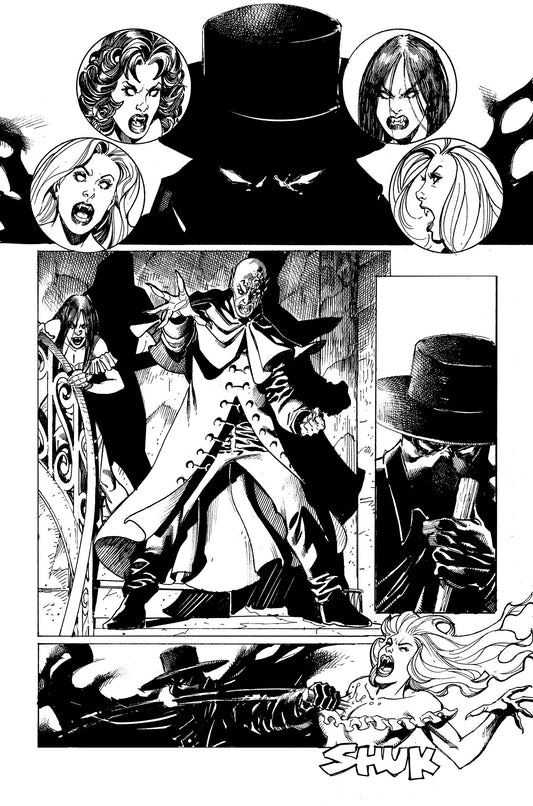 WRAITH OF GOD #2: BLOOD HUNTERS pg.42 original art