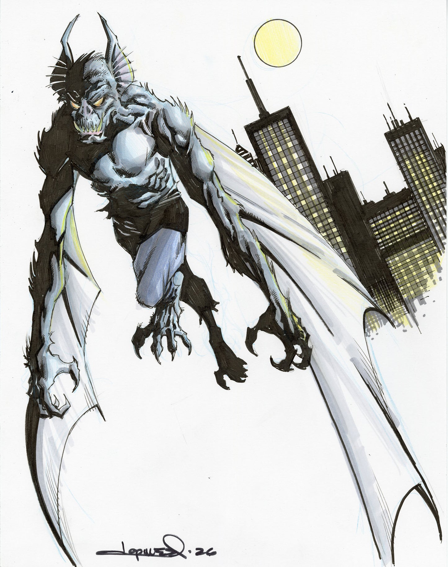 MAN-BAT color sketch
